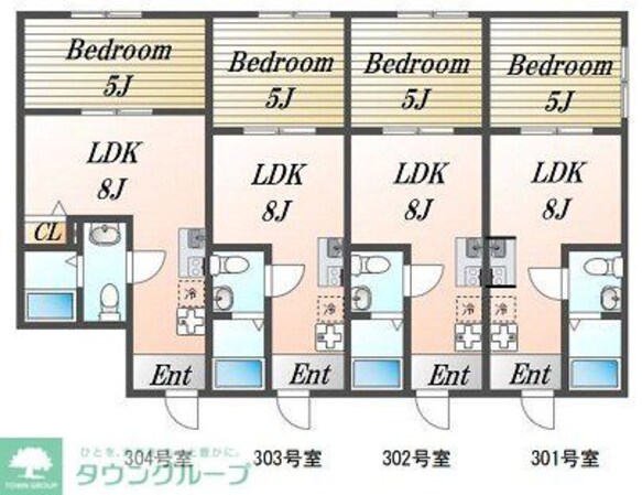 carpe恋ヶ窪の物件間取画像